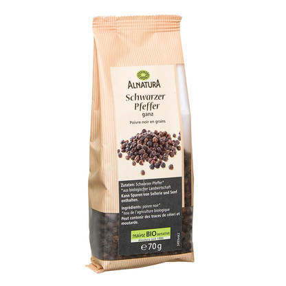 Artikelbild 3 für ALNATURA Schwarzer Pfeffer Bio-Gewürz, 70,0 g, Artikelnummer 293611