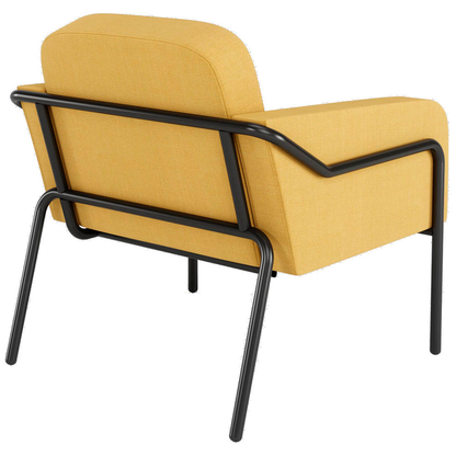 Artikelbild 3 für medso powered by PAPERFLOW Sessel MEDSO L Rund gelb schwarz Stoff 75,0 x 74,3 x 73,6 cm, 1 St., Artikelnummer 522726