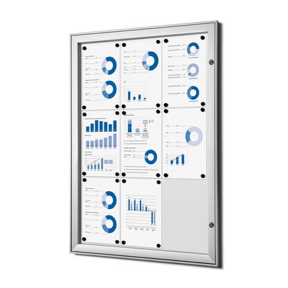 Artikelbild 5 für Showdown® Displays Schaukasten S alu 9x DIN A4 74,1 x 2,3 x 100,4 cm, 1 St., Artikelnummer 132225