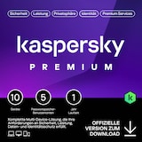 Artikelbild 1 für KASPERSKY Premium Sicherheitssoftware Vollversion (Download-Link), Artikelnummer 898467