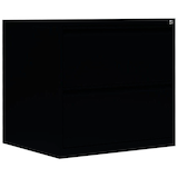 Artikelbild 1 für LÜLLMANN Hängeregistraturschrank tiefschwarz 2 Schubladen 76,0 x 62,0 x 70,5 cm, 1 St., Artikelnummer 183568