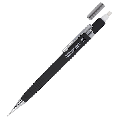 Artikelbild für WESTCOTT Druckbleistift schwarz HB 0,5 mm, 1 St., Artikelnummer 459133