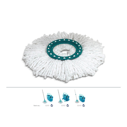 Artikelbild 4 für LEIFHEIT Clean Disc Wischmopp-Ersatzkopf Mikrofaser, 1 St., Artikelnummer 649081