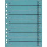 Artikelbild 1 für Wekre Trennblätter DIN A4 0-9 blau, 230 g/m², 100 Blatt, Artikelnummer 630457