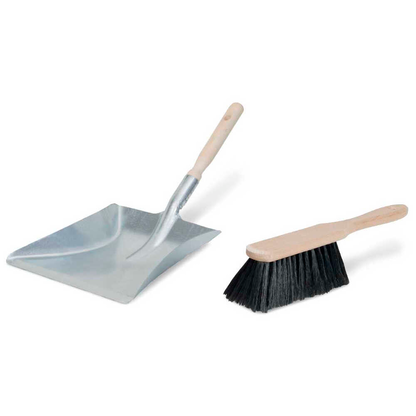 Artikelbild für WIHEDÜ Kehrgarnitur silber Metall 28,0 cm breit, 5 St., Artikelnummer 742969