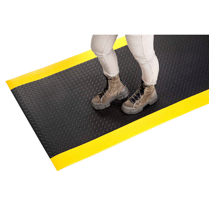 Artikelbild für WESEMEYER Anti-Ermüdungsmatte Soft Plus schwarz, gelb 60,0 x 200,0 cm, Artikelnummer 797526