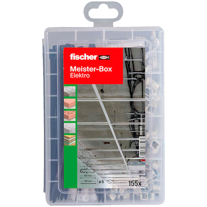 Artikelbild 4 für fischer Kabelbinder-Set Meister-Box Elektro, 1 Set, Artikelnummer 480529