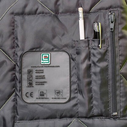 Artikelbild 5 für elysee® unisex Warnjacke Winter RUFUS gelb, grau Größe 4XL, Artikelnummer 748689