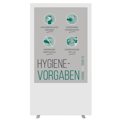 Artikelbild für PAPERFLOW Trennwand easyScreen, Hygiene-Vorgaben weiß 94,0 x 174,0 cm, 1 St., Artikelnummer 210912