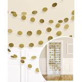 Artikelbild 1 für amscan® Hängegirlanden Glitzer gold 6 St., Artikelnummer 995757