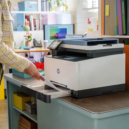 Artikelbild 4 für HP Color LaserJet Pro MFP 3302 fdwg 4 in 1 Farblaser-Multifunktionsdrucker weiß, Artikelnummer 271351