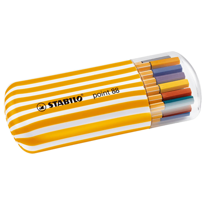 Artikelbild für STABILO point 88 Zebrui Fineliner farbsortiert 0,4 mm, 20 St., Artikelnummer 163826