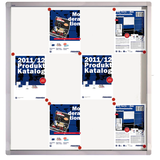 Artikelbild 1 für FRANKEN Schaukasten ECO silber 12x DIN A4 98,0 x 4,5 x 101,1 cm, 1 St., Artikelnummer 534425