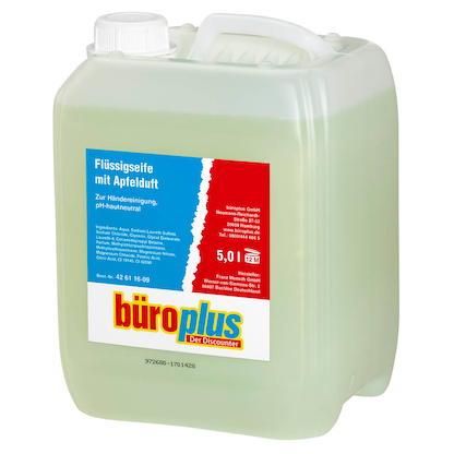 Artikelbild 3 für büroplus Apfelduft Flüssigseife 5,0 l, Artikelnummer 426116