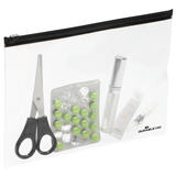 Artikelbild 1 für DURABLE Gleitverschlussbeutel ZIP BAG DIN A5 transparent/schwarz 0,43 mm, 5 St., Artikelnummer 611053