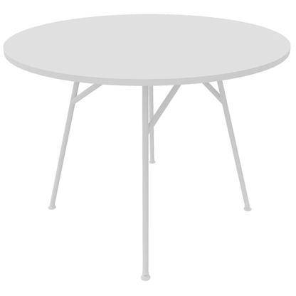 Artikelbild für Quadrifoglio Cove Beistelltisch rund Spanplatte weiß 100,0 x 100,0 x 75,0 cm, 1 St., Artikelnummer 278777