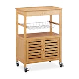 Artikelbild 1 für relaxdays Servierwagen braun 59,5 x 35,0 x 82,0 cm, Artikelnummer 644033