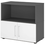 Artikelbild 1 für HAMMERBACHER Regalschrank FlexWall, VFW28T1KG/G/W/BS grafit, weiß 80,0 x 40,0 x 74,6 cm, 1 St., Artikelnummer 950129