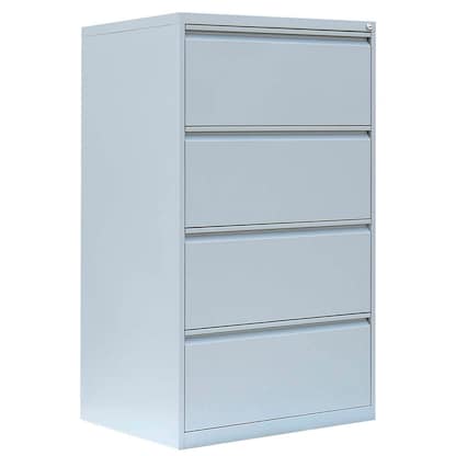 Artikelbild 2 für LÜLLMANN Hängeregistraturschrank lichtgrau 4 Schubladen 76,0 x 62,0 x 132,0 cm, 1 St., Artikelnummer 183584