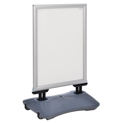Artikelbild 2 für update displays Kundenstopper WindPro Plus silber DIN A1 2 Fächer 72,0 x 67,1 x 91,8 cm, 1 St., Artikelnummer 480244