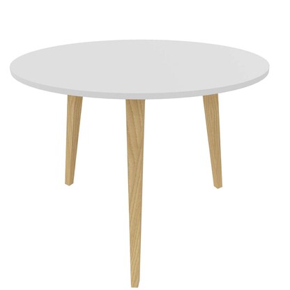 Artikelbild für Quadrifoglio Cove Beistelltisch rund Spanplatte weiß 100,0 x 100,0 x 75,0 cm, 1 St., Artikelnummer 278784