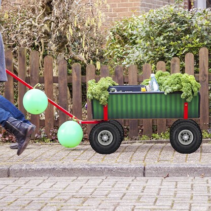 Artikelbild 5 für relaxdays Sackkarrenräder luftbereift schwarz Kunststoff Felgen, Achse 2,0 cm, Artikelnummer 452522