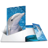 Artikelbild 1 für HERMA Sammelmappen DIN A4 Delfine, 3 St., Artikelnummer 555142
