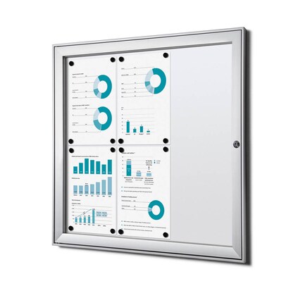 Artikelbild 3 für Showdown® Displays Schaukasten S alu 6x DIN A4 74,1 x 2,3 x 69,6 cm, 1 St., Artikelnummer 132191