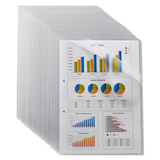 Artikelbild 1 für bene Sichthüllen DIN A4 transparent genarbt 0,08 mm, 100 St., Artikelnummer 397489