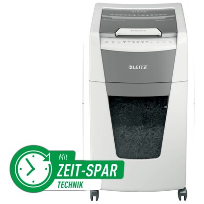 Artikelbild 17 für LEITZ IQ Autofeed Small Office 300 Aktenvernichter mit Partikelschnitt P-5, 2 x 15 mm, bis 300 Blatt, weiß, Artikelnummer 267332