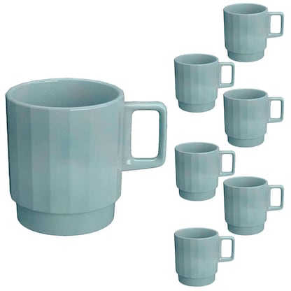 Artikelbild für BAUSCHER Kaffeetassen EDGE grün 0,30 l, 6 St., Artikelnummer 819092