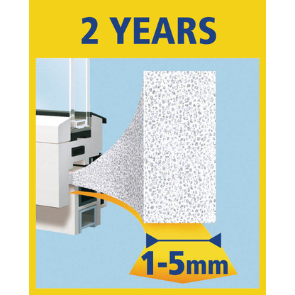 Artikelbild 6 für tesa tesamoll® UNIVERSAL Schaumstoff Fenster-Dichtungsband weiß 15,0 mm x 6,0 m 1 St., Artikelnummer 559219