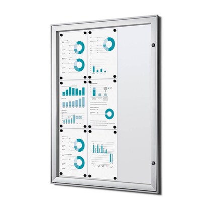 Artikelbild 6 für Showdown® Displays Schaukasten S alu 9x DIN A4 74,1 x 2,3 x 100,4 cm, 1 St., Artikelnummer 132225