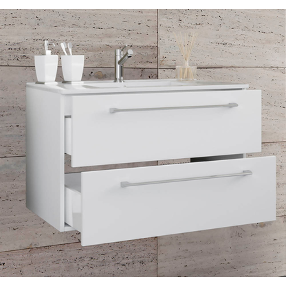 Artikelbild 2 für VCM my bath Badmöbel-Set 2-teilig Badinos 914847 weiß 80,0 x 46,0 x 50,0 cm, Artikelnummer 389587