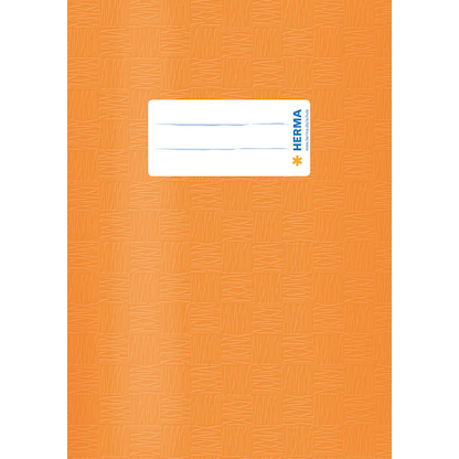 Artikelbild für HERMA Heftumschlag mit Baststruktur orange Kunststoff DIN A5, Artikelnummer 547923