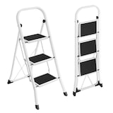 Artikelbild 1 für SONGMICS Klapptritt weiß 3 Stufen, H: 105,0 cm, Artikelnummer 760567