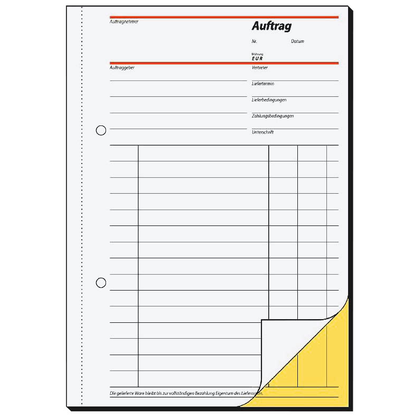 Artikelbild 2 für SIGEL Auftrag Formularbuch SD001, 1 St., Artikelnummer 854778