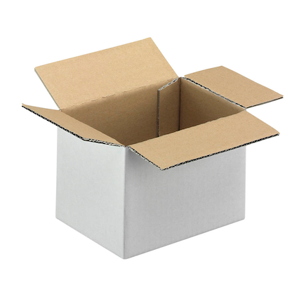 Artikelbild für Nestler Wellpapp-Faltkartons 1-wellig weiß 19,0 x 13,0 x 13,7 cm Außenmaß, 20 St., Artikelnummer 597559