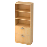 Artikelbild 1 für HAMMERBACHER Regalschrank 7300 CE, V7300/3/3/CE ahorn 80,0 x 42,0 x 200,4 cm, 1 St., Artikelnummer 858973