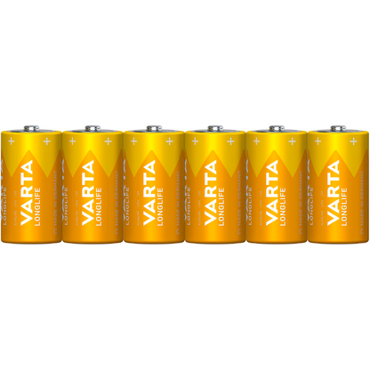 Artikelbild 3 für VARTA Batterien LONGLIFE Alkali-Mangan Baby C 1,5 V, 6 St., Artikelnummer 964148