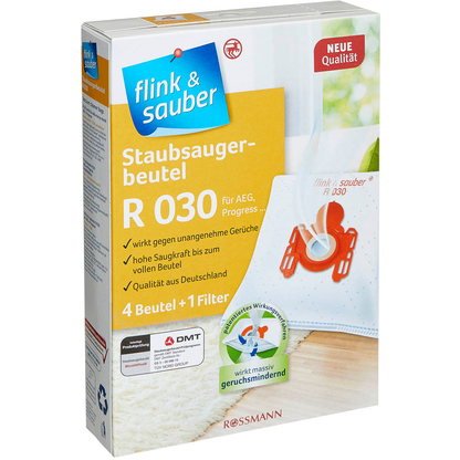 Artikelbild 2 für flink & sauber R 030 Staubsaugerbeutel, 4 St., Artikelnummer 539264