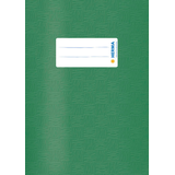 Artikelbild 1 für HERMA Heftumschlag mit Baststruktur dunkelgrün Kunststoff DIN A5, Artikelnummer 547930