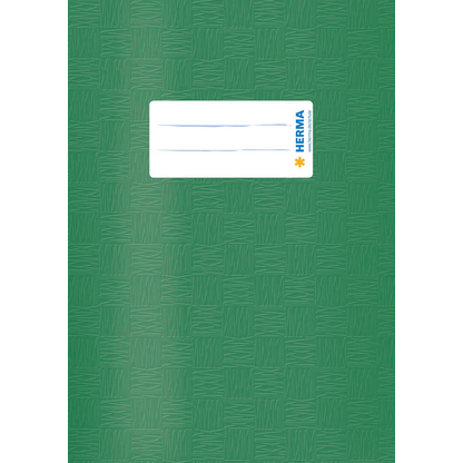 Artikelbild für HERMA Heftumschlag mit Baststruktur dunkelgrün Kunststoff DIN A5, Artikelnummer 547930