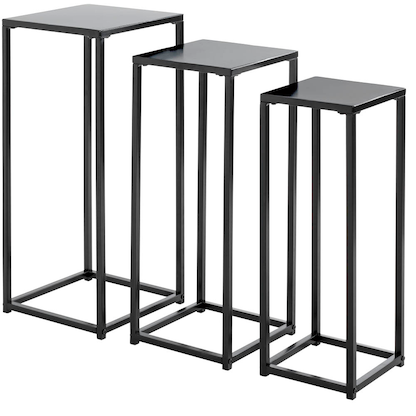 Artikelbild 3 für HAKU Möbel Pflanzenständer-Set Metall schwarz, 1 Set, Artikelnummer 853842