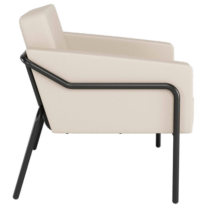 Artikelbild 2 für medso powered by PAPERFLOW Sessel MEDSO L creme schwarz Kunstleder 75,0 x 74,3 x 73,6 cm, 1 St., Artikelnummer 522536