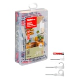 Artikelbild 1 für fischer easyDIY Box Outdoor EasyHook rostfrei 563577 Dübel- und Schrauben-Sortiment, 128-teilig, Artikelnummer 480776
