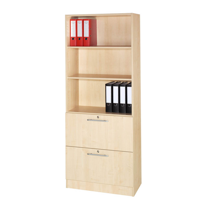 Artikelbild für HAMMERBACHER Regalschrank Orbis, V7300/3/3/RE ahorn 80,0 x 42,0 x 200,4 cm, 1 St., Artikelnummer 373993