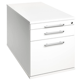 Artikelbild 1 für HAMMERBACHER Solid Rollcontainer weiß 3 Auszüge 42,8 x 80,0 x 51,2 cm, Artikelnummer 350874