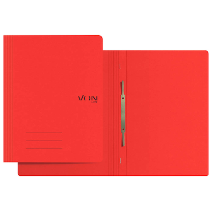 Artikelbild für VON LEITZ Schnellhefter Karton rot DIN A4, 1 St., Artikelnummer 635963