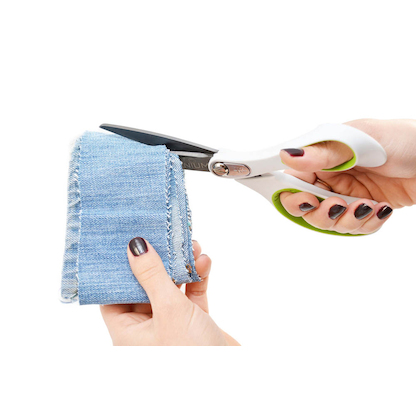 Artikelbild 3 für WESTCOTT Papierschere CARBO Titan Nitrid NON STICK lichtgrau-grün 21,4 cm, Artikelnummer 408411